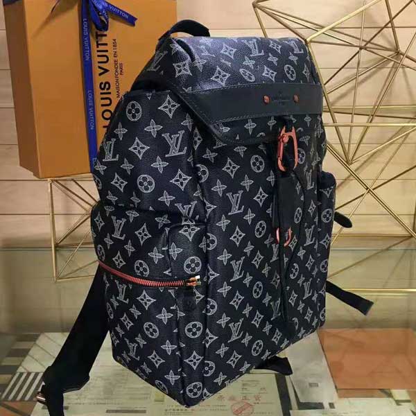 LV Monogram Ink帆布DISCOVERY 男士雙肩包M43693