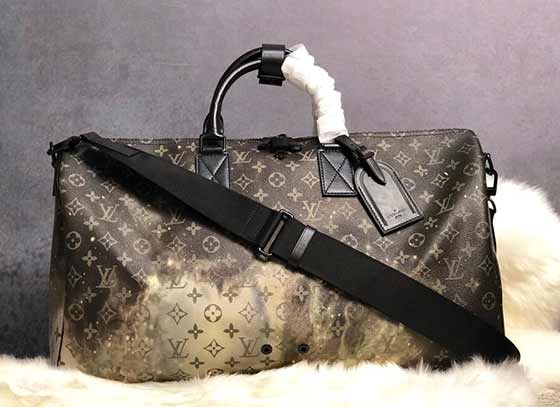 LV/路易威登走秀款KEEPALL50銀