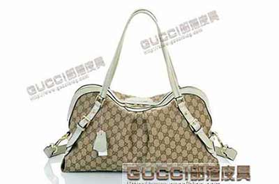 gucci帆布配皮 女包 單肩斜挎包 265063