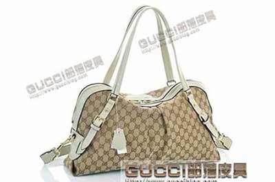 gucci帆布配皮 女包 單肩斜挎包 265063