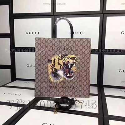 gucci專賣店品質(zhì)原單皮質(zhì) 450950啡膠老虎