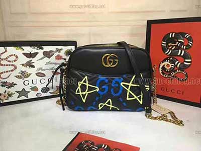 gucci專賣店品質(zhì)原單貨 443499彩印全皮