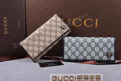 gucci 203618 啡PVC啡皮 古馳pvc錢包