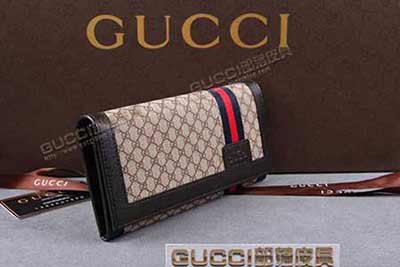 gucci 225835 小G啡PVC啡皮 古馳pvc錢包