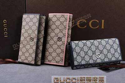 gucci 256336 藍(lán)PVC藍(lán)皮 古馳pvc錢包