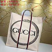 gucci古馳 新系列胚帆布 超級購物袋 大量定制進口材料休閑百搭款 以貓咪 為主搭配Guccilogo活靈活現(xiàn) 彩帶搭配 做主打 給人眼前一亮的感覺 款號: 484690尺寸：寬38*高43*側(cè)寬1