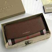 Burberry 柏寶利 原單出品 大面采用進(jìn)口手掌紋牛皮 內(nèi)格細(xì)膩柔軟的進(jìn)口小牛皮 原版格子面料 3957棕色 19cmx10cmx3cm