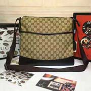 gucci145857啡布啡皮 34X20X2cm 真正高原版品質(zhì)