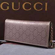 gucci 154185 灰光膠 古馳pvc錢(qián)