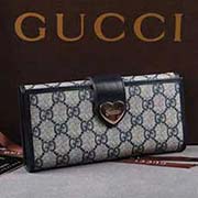 gucci 203552 藍(lán)珍珠PVC藍(lán)皮 古馳pvc錢包