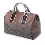 LV Speedy30真牛皮 時尚女包 手