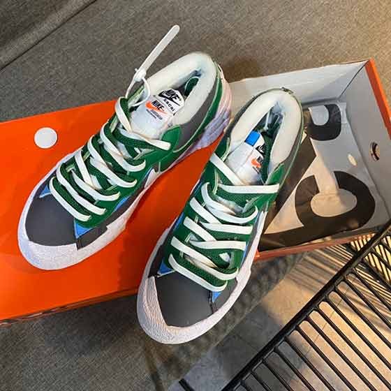 Sacai x Nk Blazer Low 耐克全新聯(lián)名開拓者低幫休閑