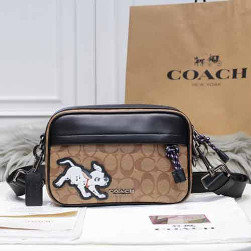 Coach Disney聯(lián)名2020新款斑點(diǎn)狗相機(jī)包91498