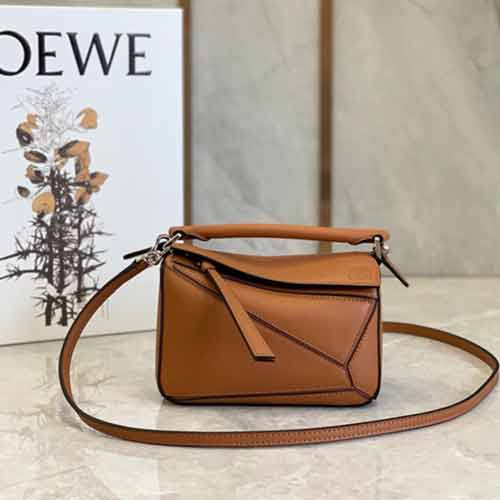 Loewe奢侈大牌女包真皮休閑百搭大容量斜挎單肩包