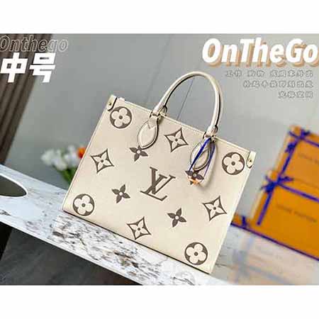 路易威登女包 onthego全皮托特包 LV手提單肩