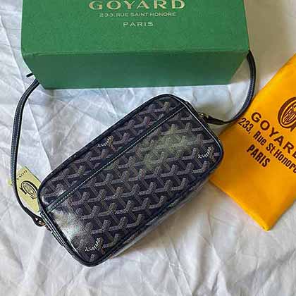 桂花樓皮具Goyard/戈雅經(jīng)典Y字logo印花相機(jī)包